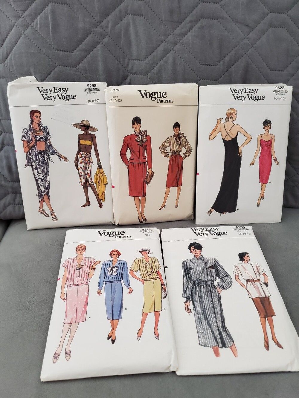 Vintage 80s VOGUE Sewing Patterns | Women's Clothes